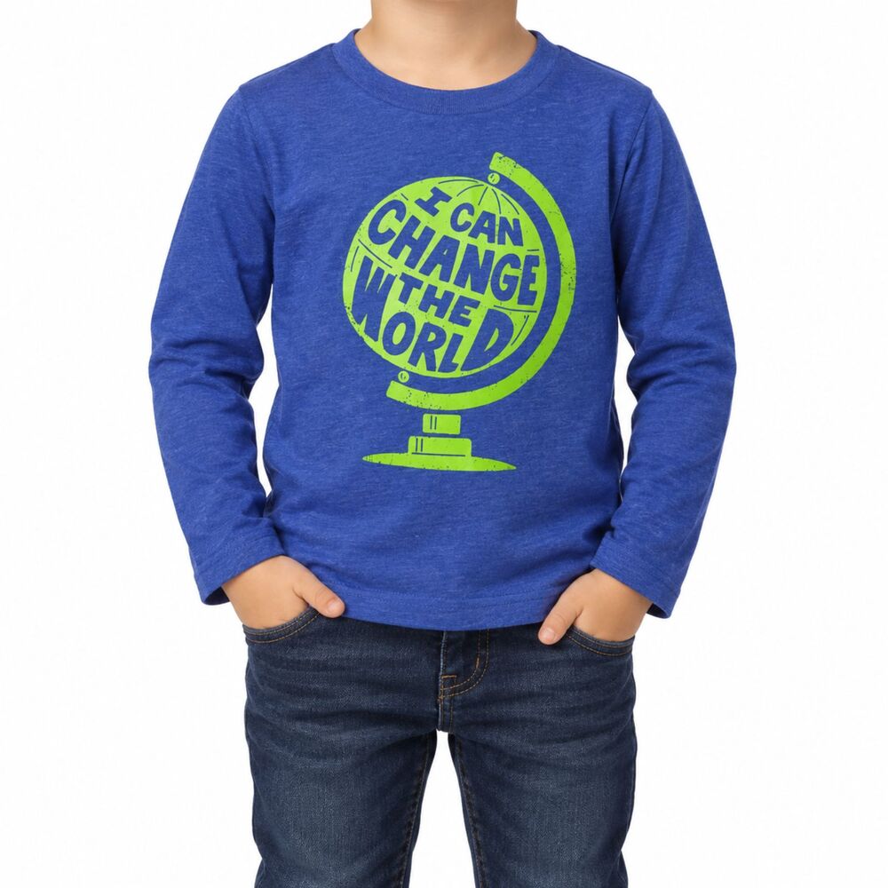 🔥 5 for $30 🔥 Jumping Beans Boys’ Long Sleeve Graphic Tee | Size 4T